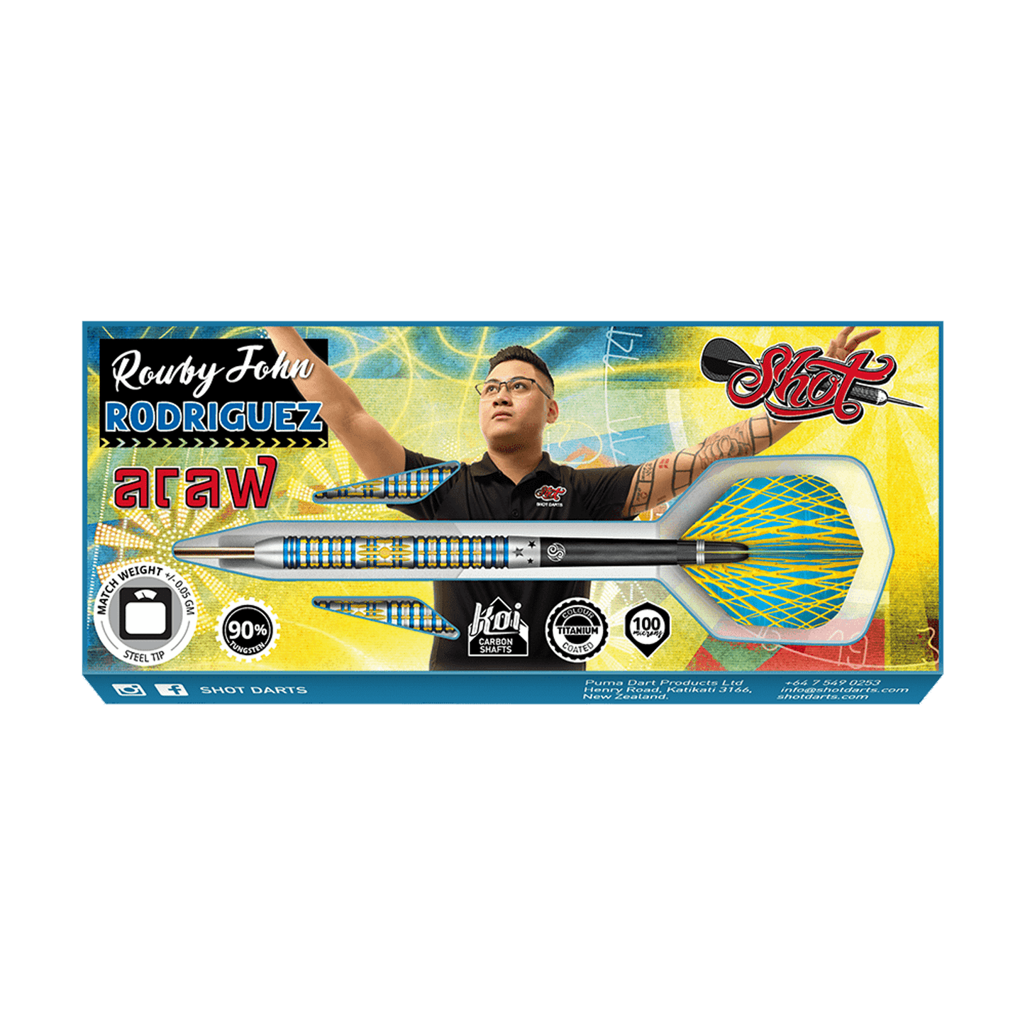 Shot Rowby-John Rodriguez Araw Steeldarts