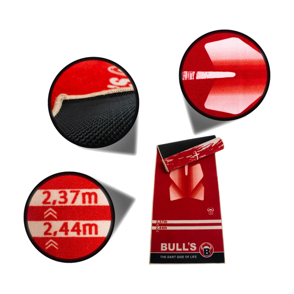 Bull's Carpet-Mat Teppich 180 - Red