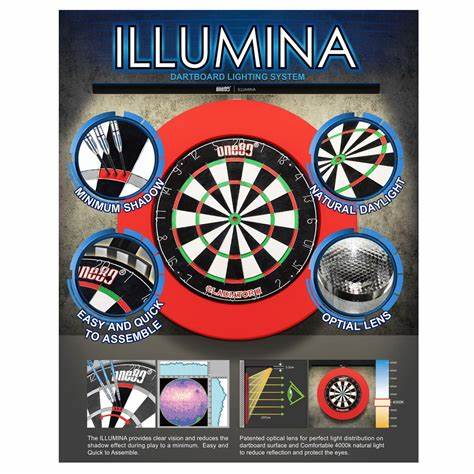 One80 Dartboard Beleuchtung Illumina