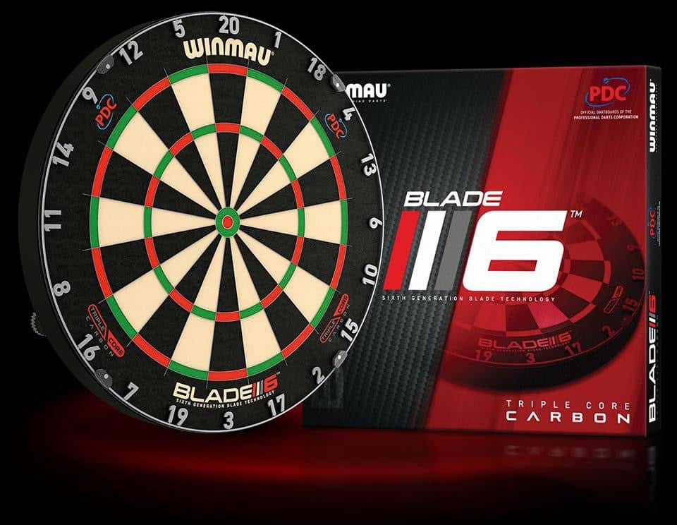 Winmau Blade 6 TripleCore - das offizielle Steeldartboard der PDC!