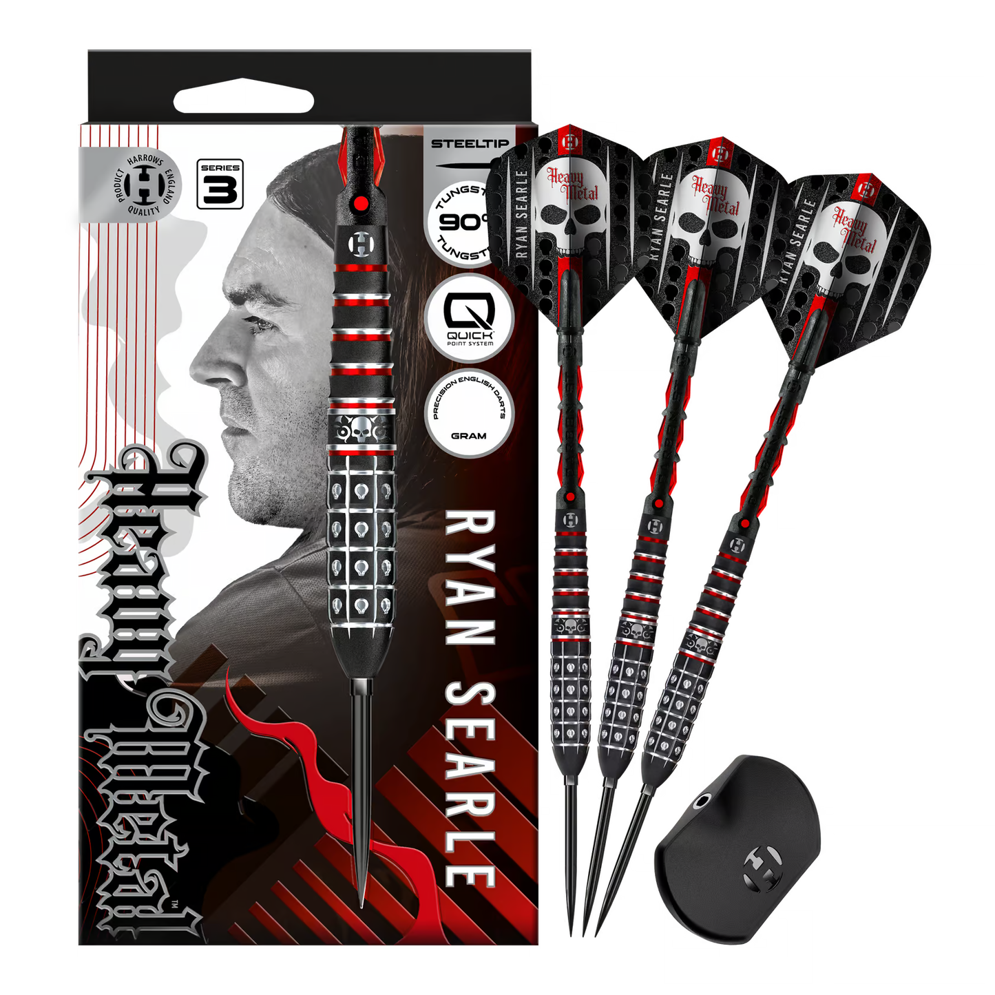 Harrows Ryan Searle Series 3 Quick Point Steeldarts