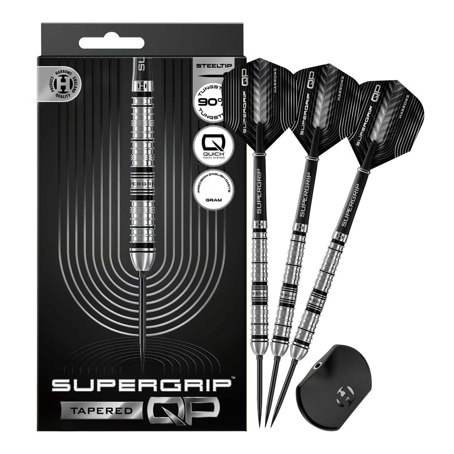 Harrows Supergrip Tapered Quick Point Steeldarts