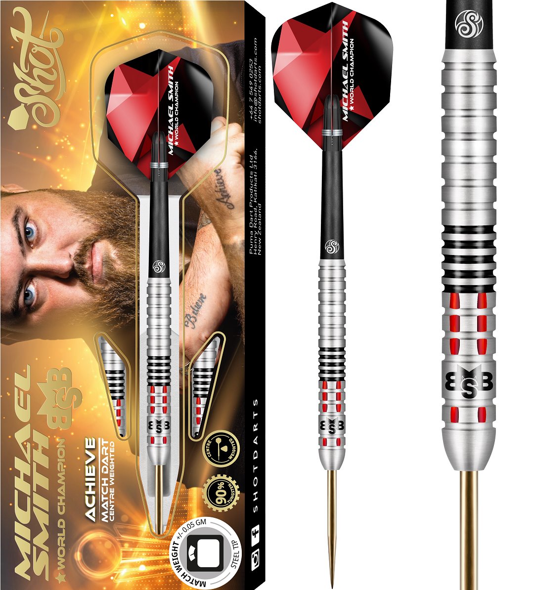 Shot Michael Smith Achieve 90% Steeldarts